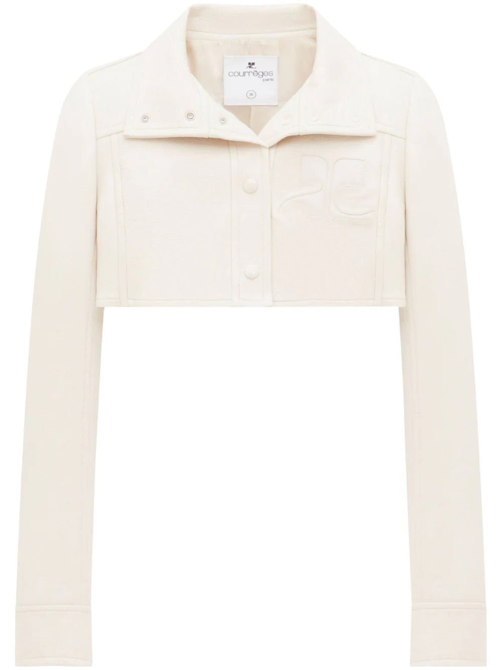 Courrèges, Vinyl Iconic Crop Jacket