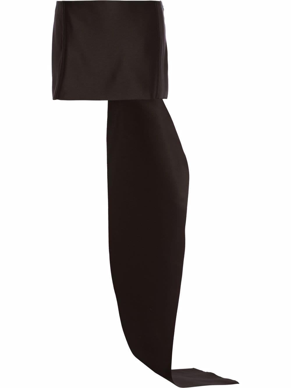 Prada, Draped Panel Mini Skirt