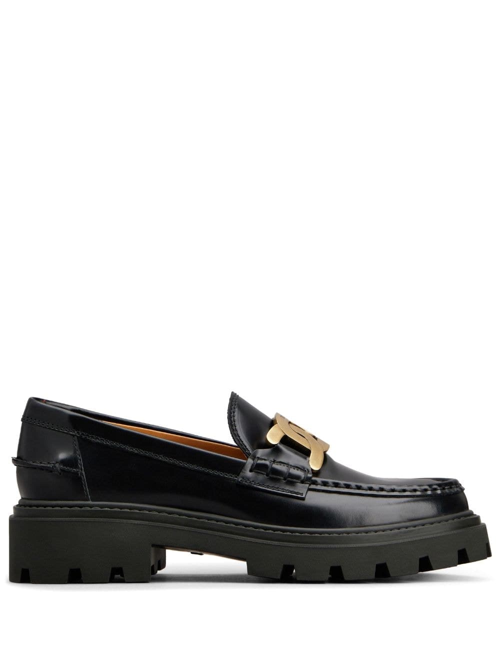 Tod's, Chain Leather Loafers