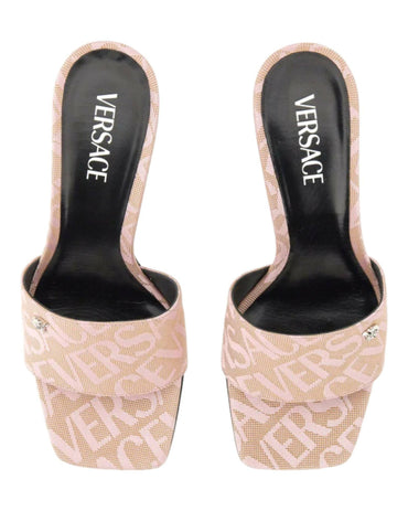 Versace, Allover Logo Sandal