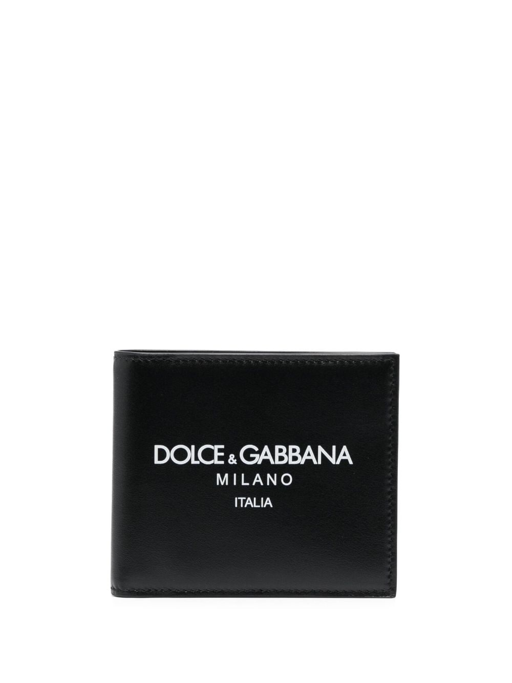 Dolce & Gabbana, Logo-Print Leather Wallet