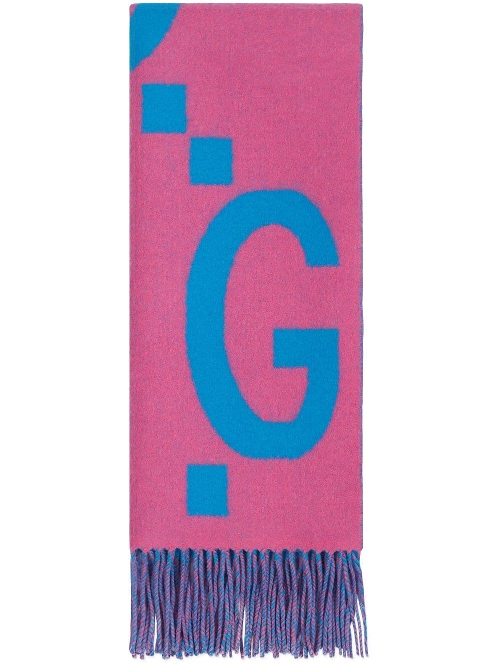 Gucci, Jumbo GG Wool Jacquard Scarf