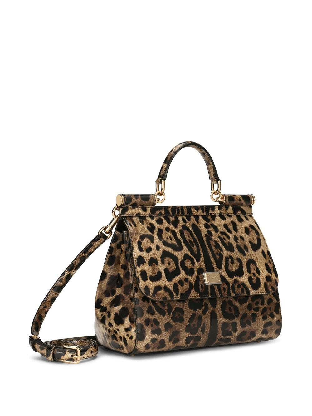 Dolce & Gabbana, Kim Leopard-Printed Medium Sicily Bag