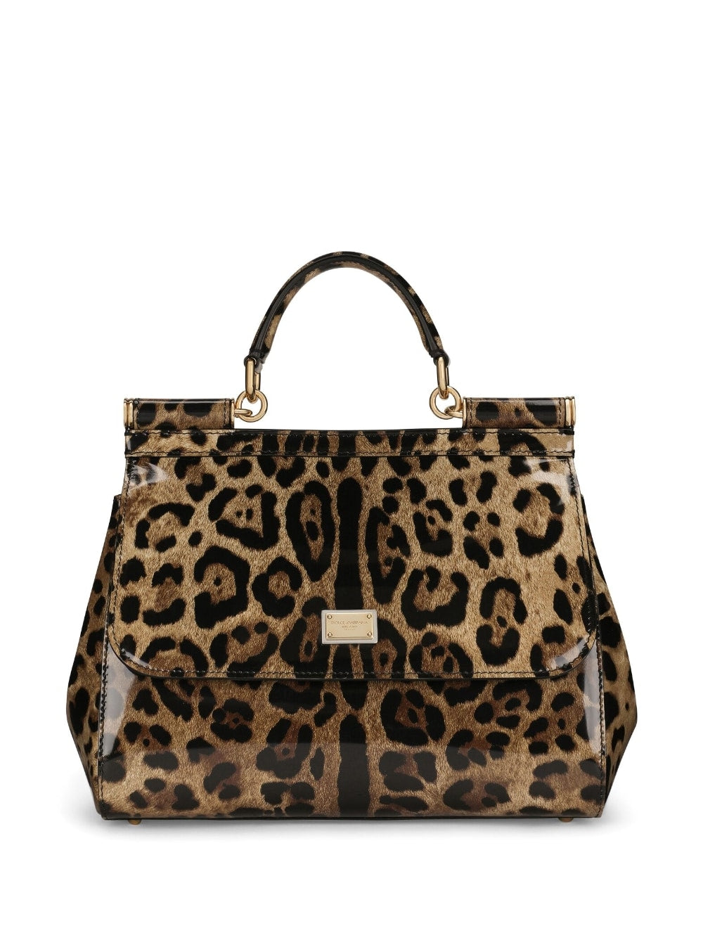 Dolce & Gabbana, Kim Leopard-Printed Medium Sicily Bag