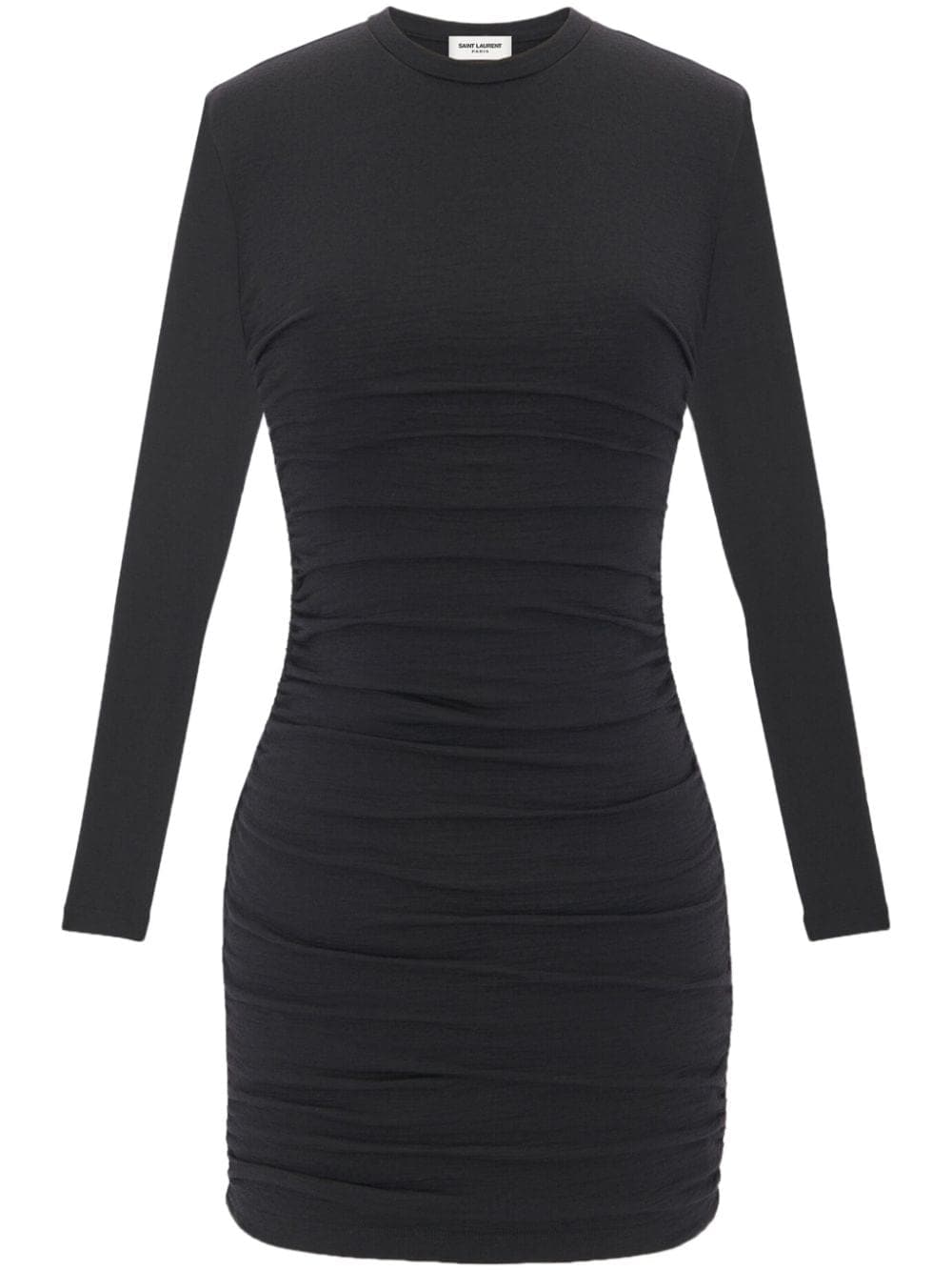 Saint Laurent, Draped Mini Dress