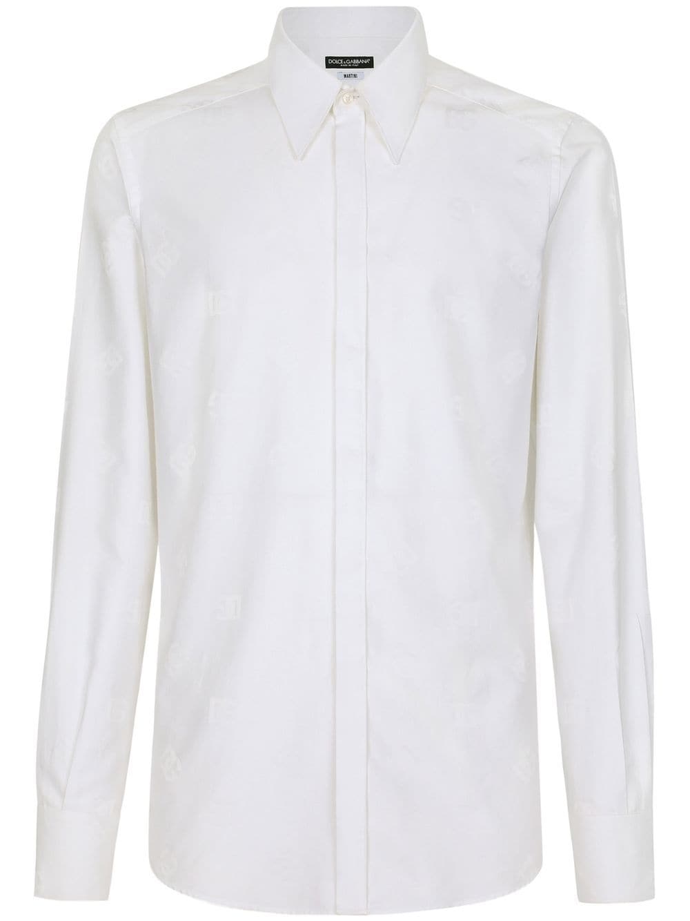 Dolce & Gabbana, Woven Logo Formal Shirt