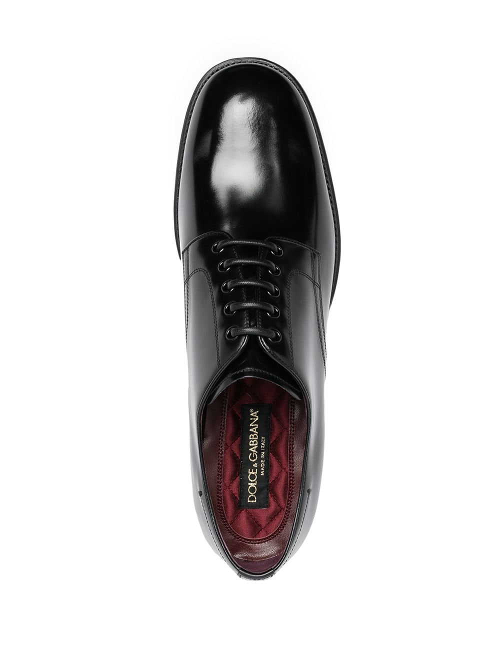 Dolce & Gabbana, Brushed Calf Leather Derby Shoes