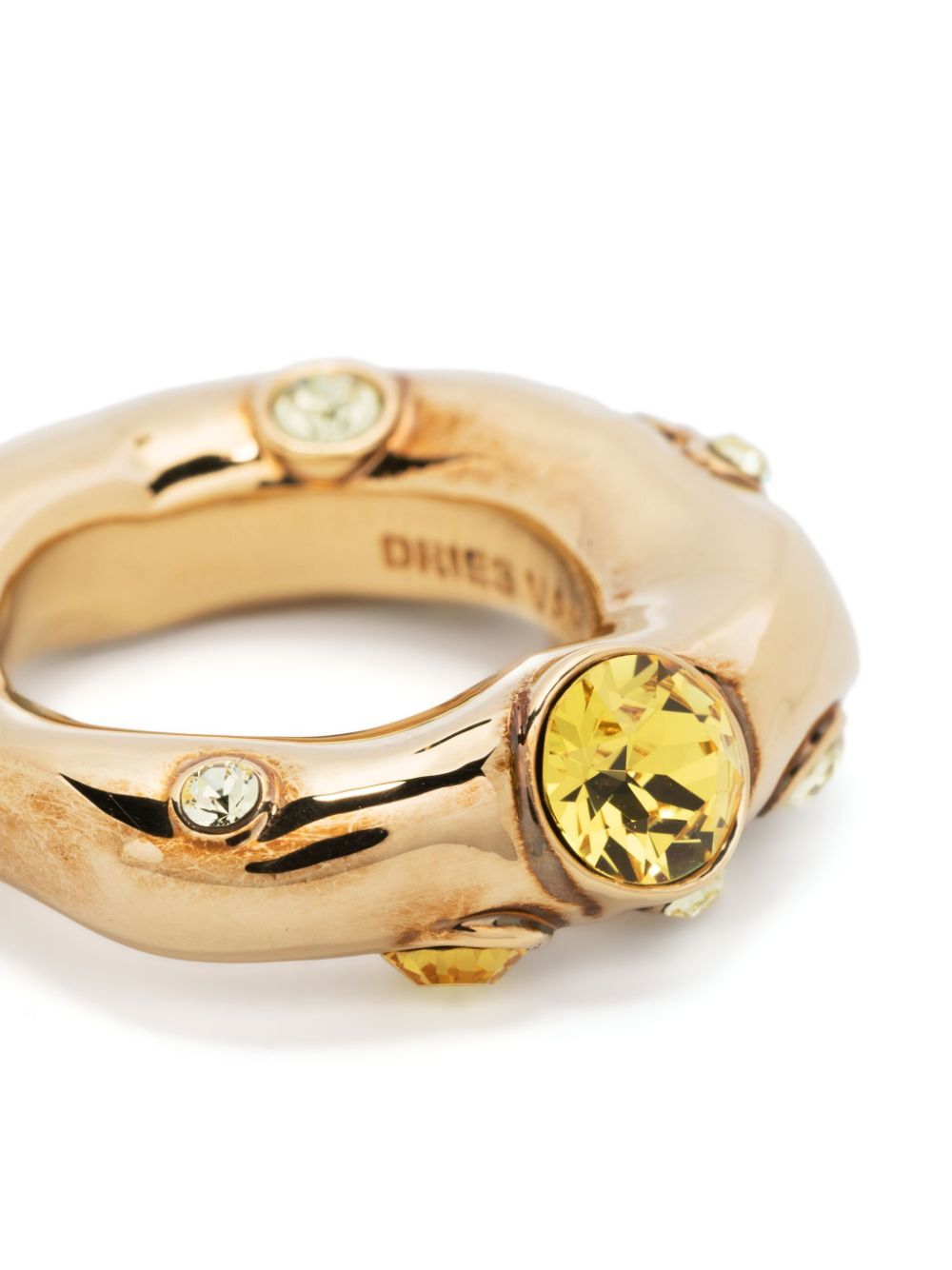 Dries Van Noten, Embellished Gold Ring