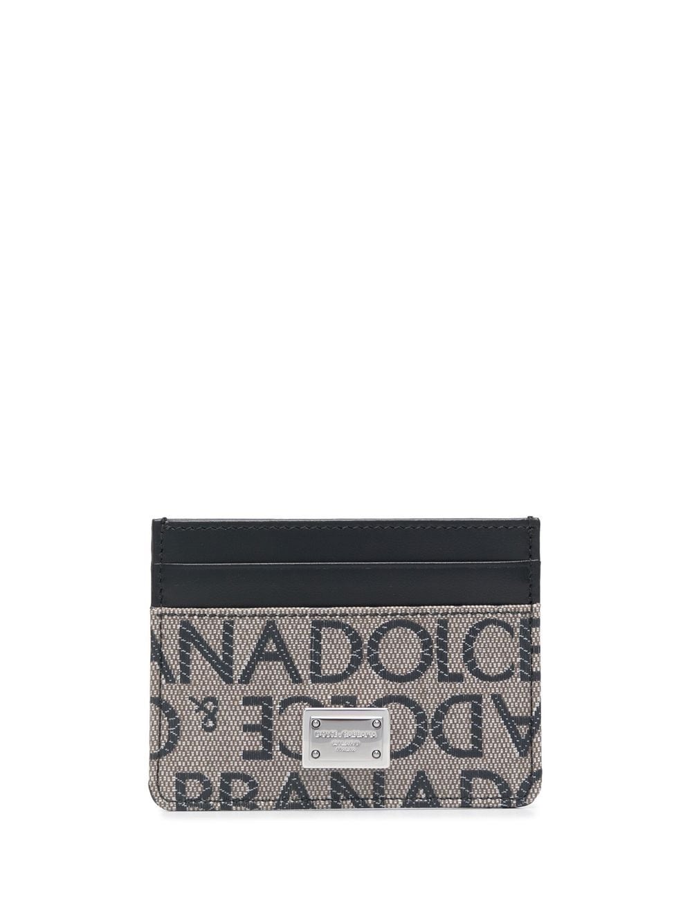 Dolce & Gabbana Logo Jacquard Card Holder