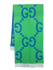 Gucci, Jumbo GG Wool Jacquard Scarf