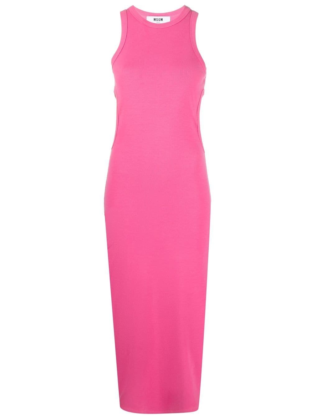 MSGM, Ribbed Stretch Midi Sheathe Dress