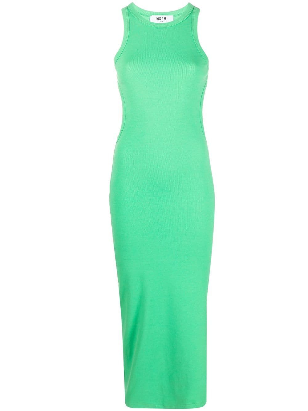 MSGM, Ribbed Stretch Midi Sheathe Dress