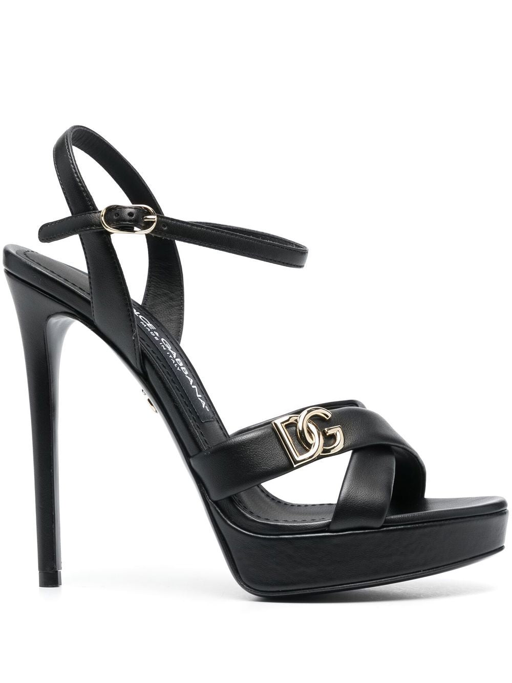 Dolce & Gabbana, 130mm Leather Stiletto Sandals