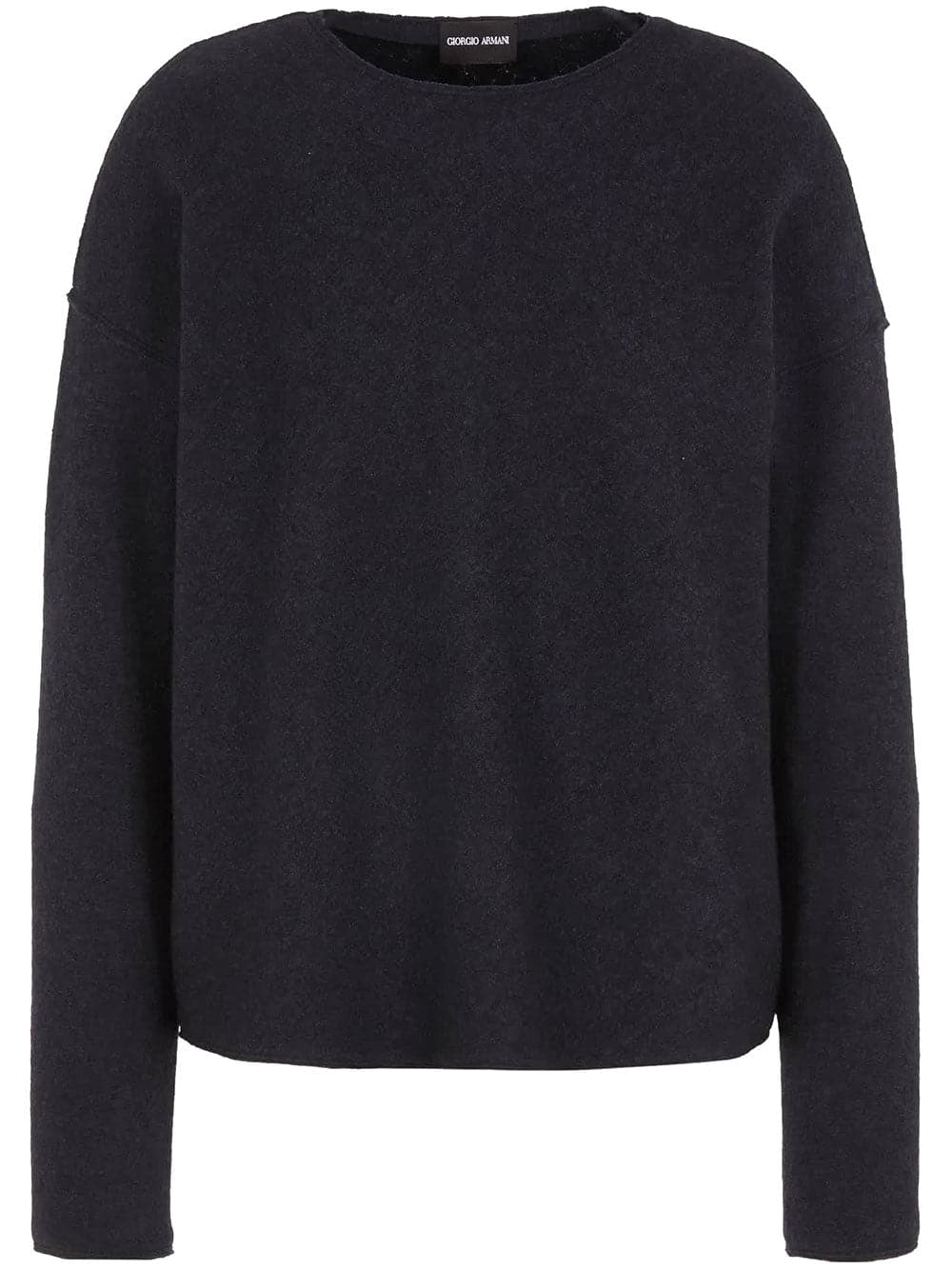 Giorgio Armani, Crew-neck Cashmere and Silk Jumper