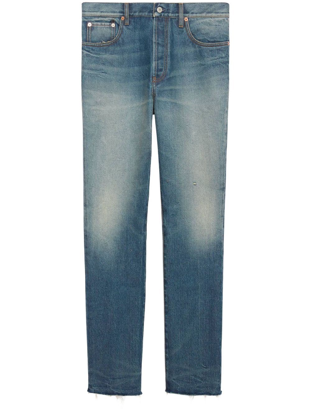 Gucci, Mid-rise Washed Jeans