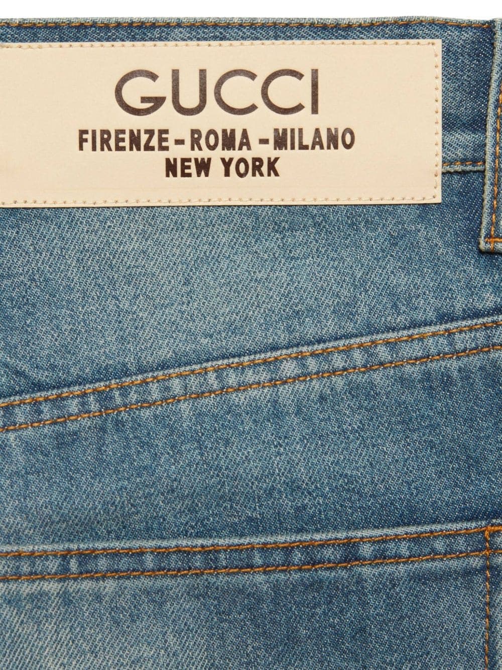 Gucci, Mid-rise Washed Jeans