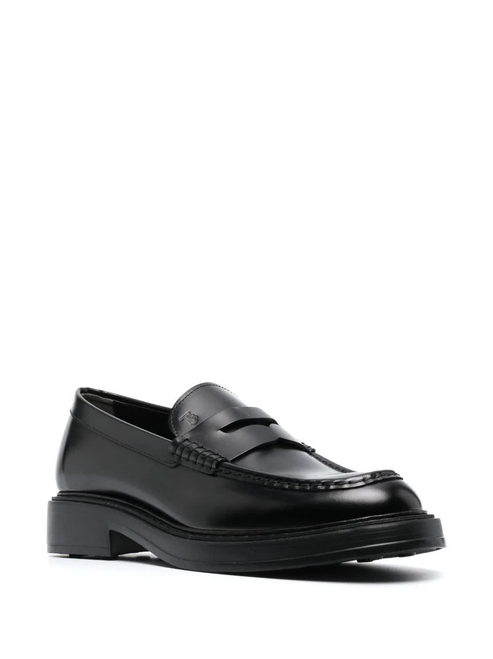 Tod's, Classic Elegance Leather Penny Loafers