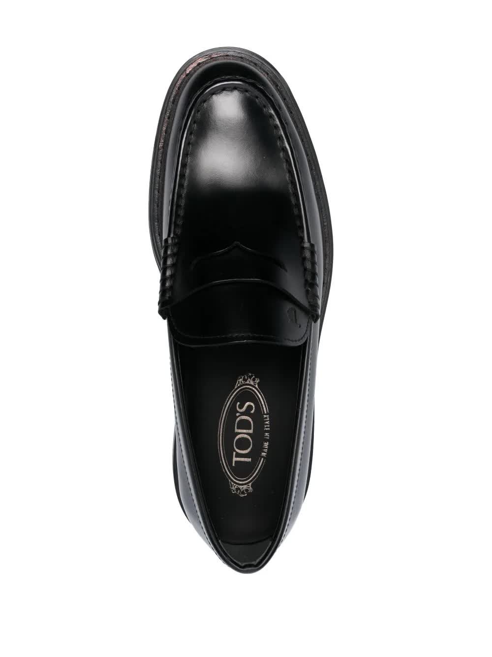 Tod's, Classic Elegance Leather Penny Loafers