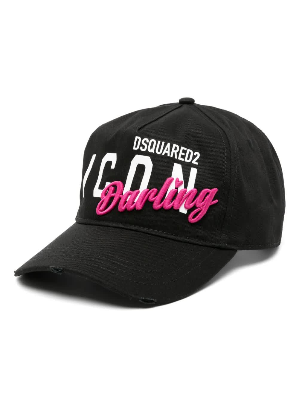 Dsquared2, Icon Darling White Baseball Cap