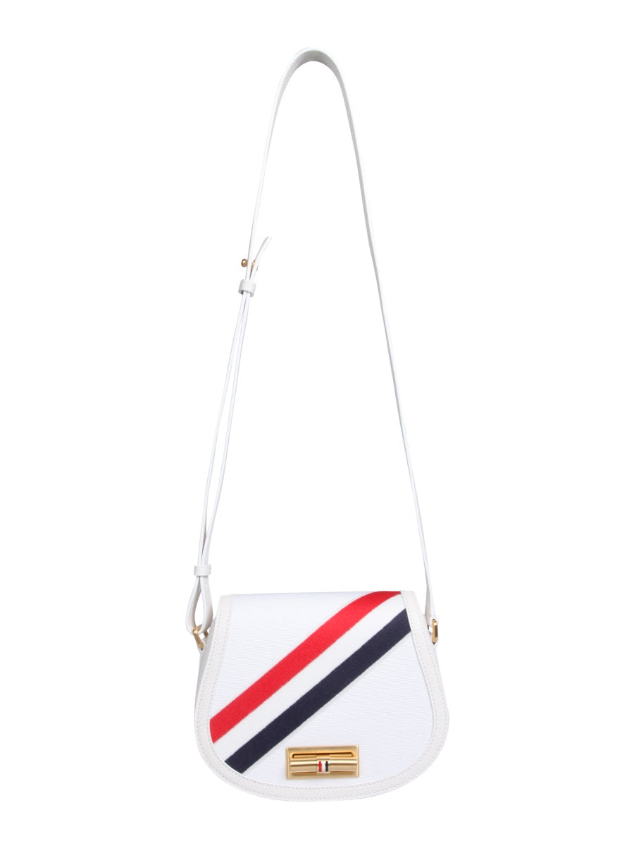 Thom Browne, Canvas Saddle Shoulder Bag