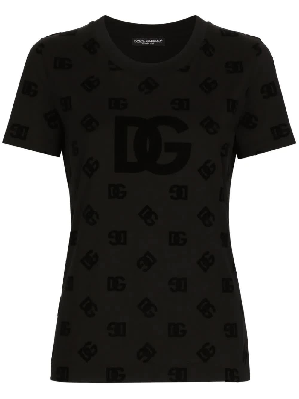 Dolce & Gabbana, Logo-Print Cotton T-Shirt