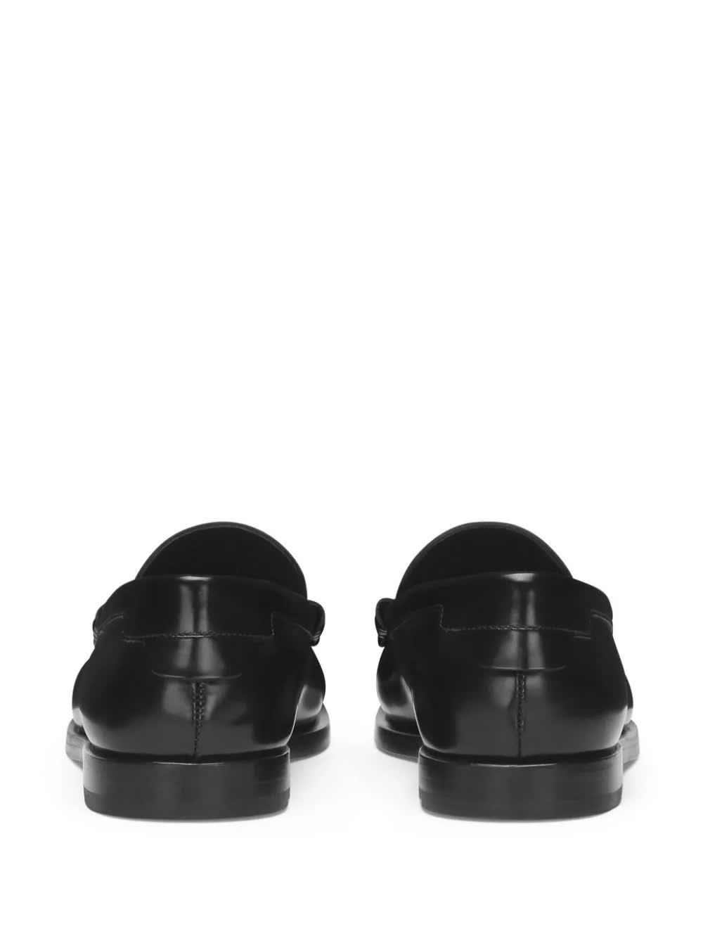 Dolce & Gabbana, Logo-Plaque Leather Loafers