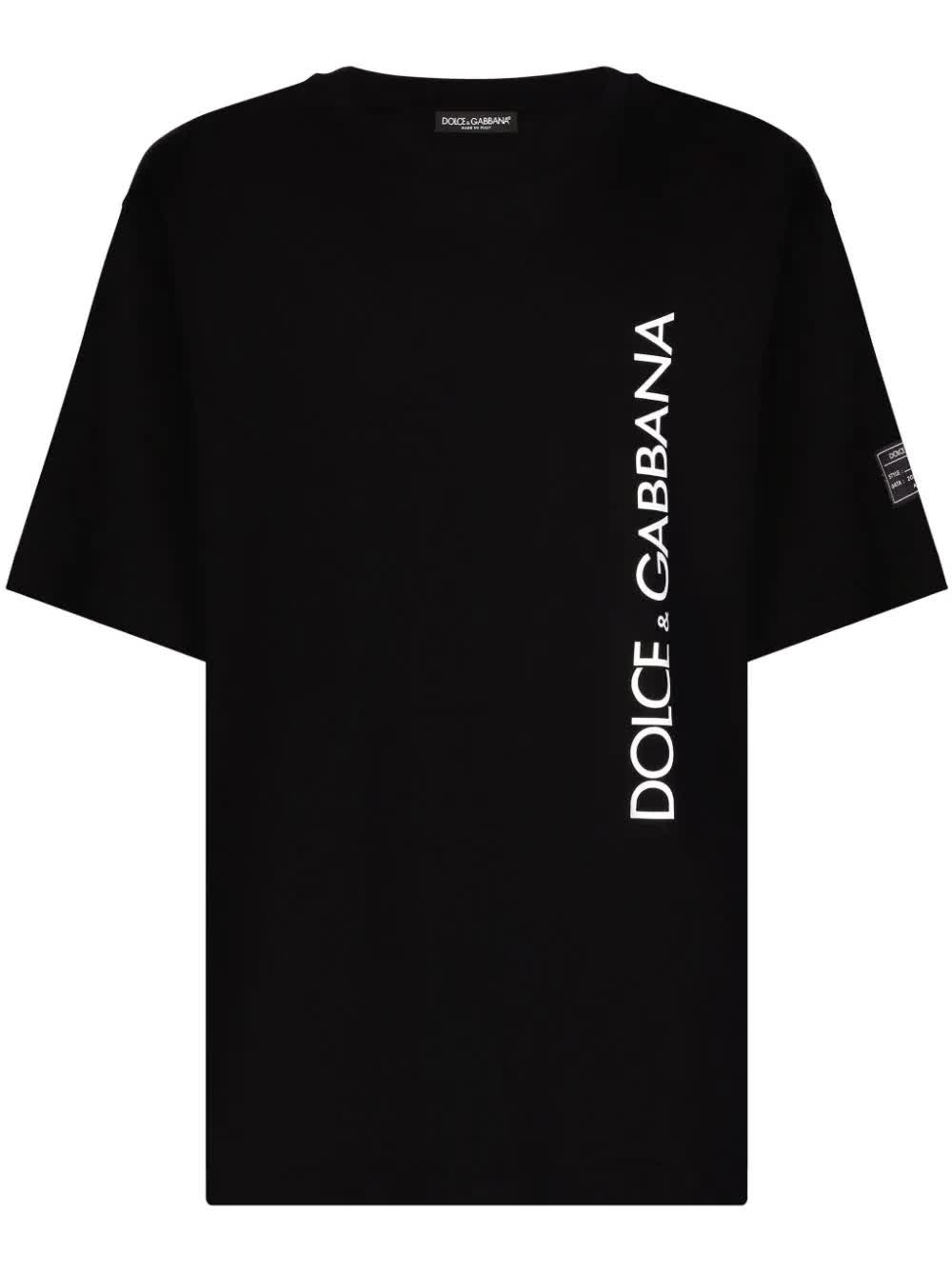 Dolce & Gabbana, Logo-Print Cotton T-Shirt