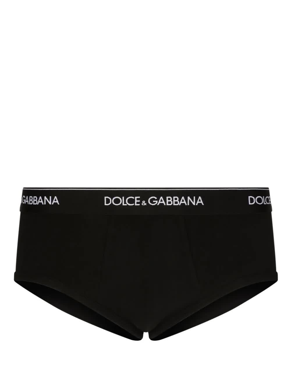 Dolce & Gabbana, Logo-Waistband Cotton Boxers