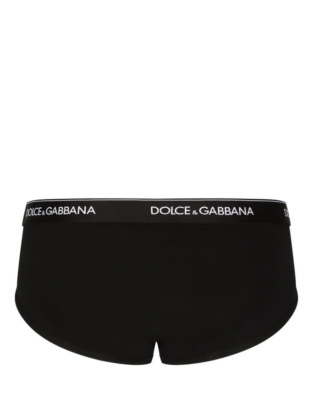 Dolce & Gabbana, Logo-Waistband Cotton Boxers