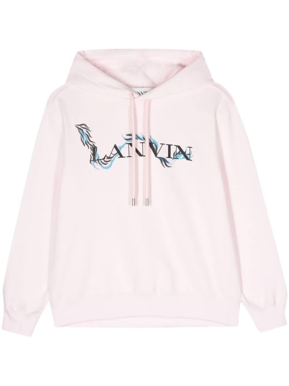 Lanvin, Pure Cotton Logo-Print Hoodie