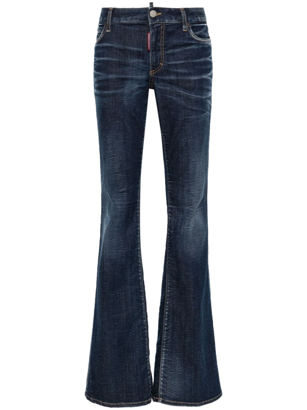 Dsquared2, Medium Waist Flare Jeans