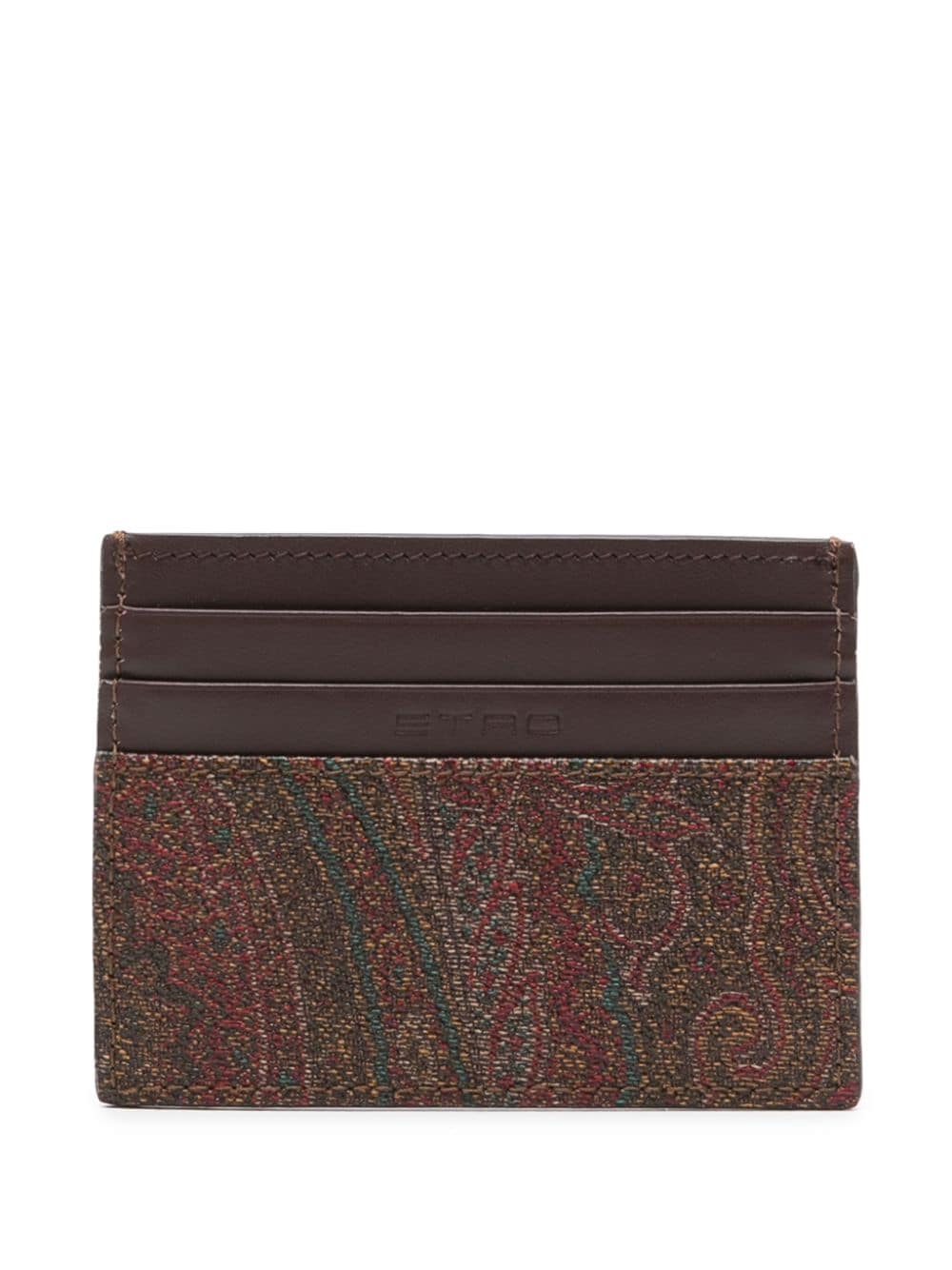 Etro, Pegaso Embroidered Card Holder