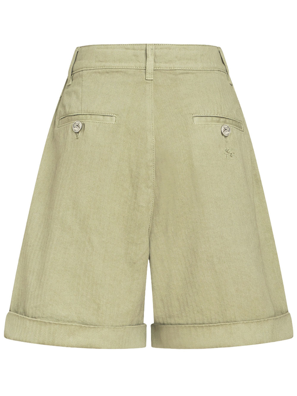 Etro, Herringbone-Pattern Cotton Bermuda Shorts