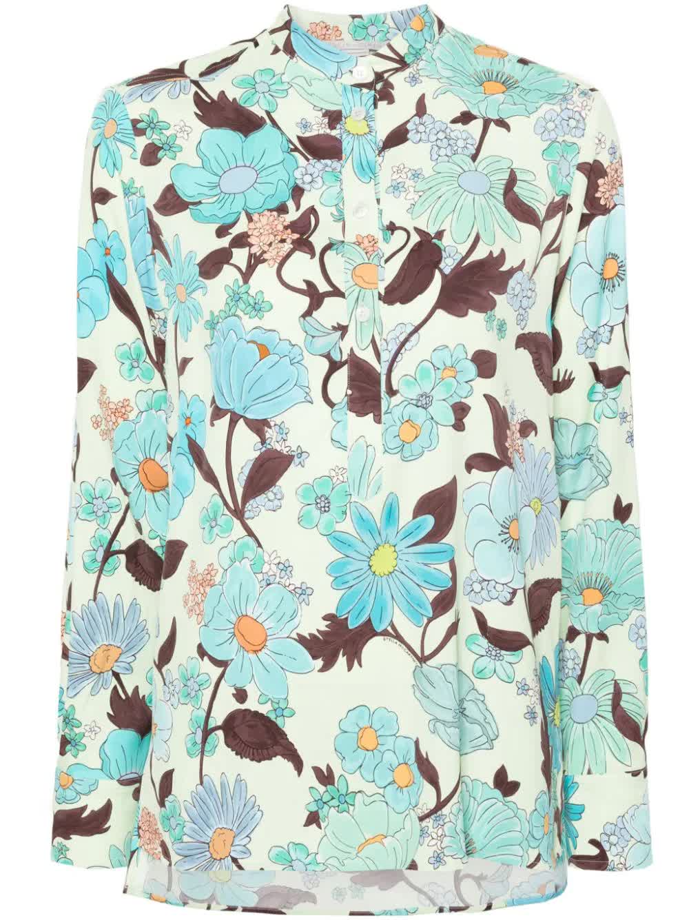 Stella Mccartney, Garden-Print Buttoned Shirt