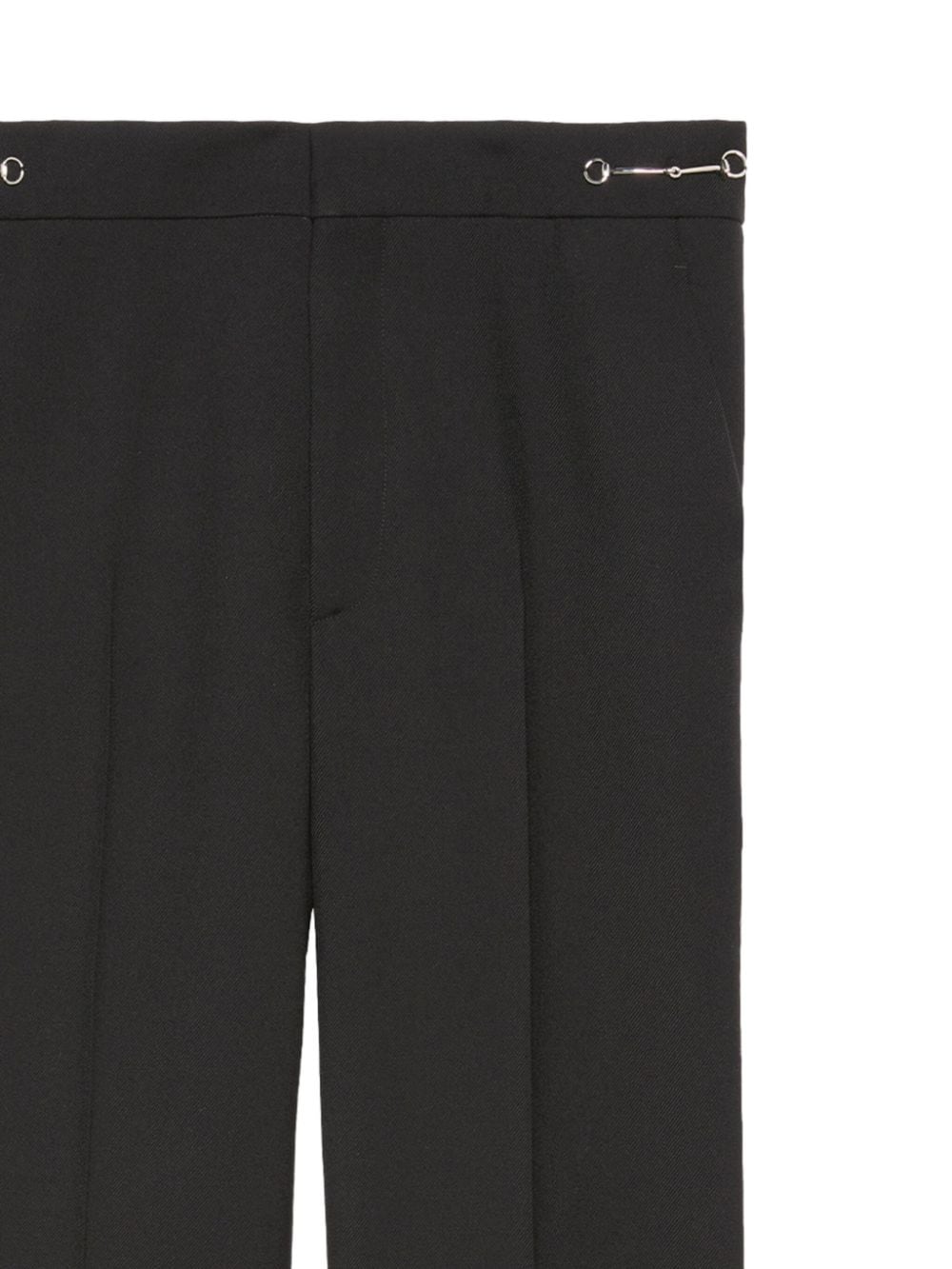 Gucci, Horsebit-Detail Wool Trousers