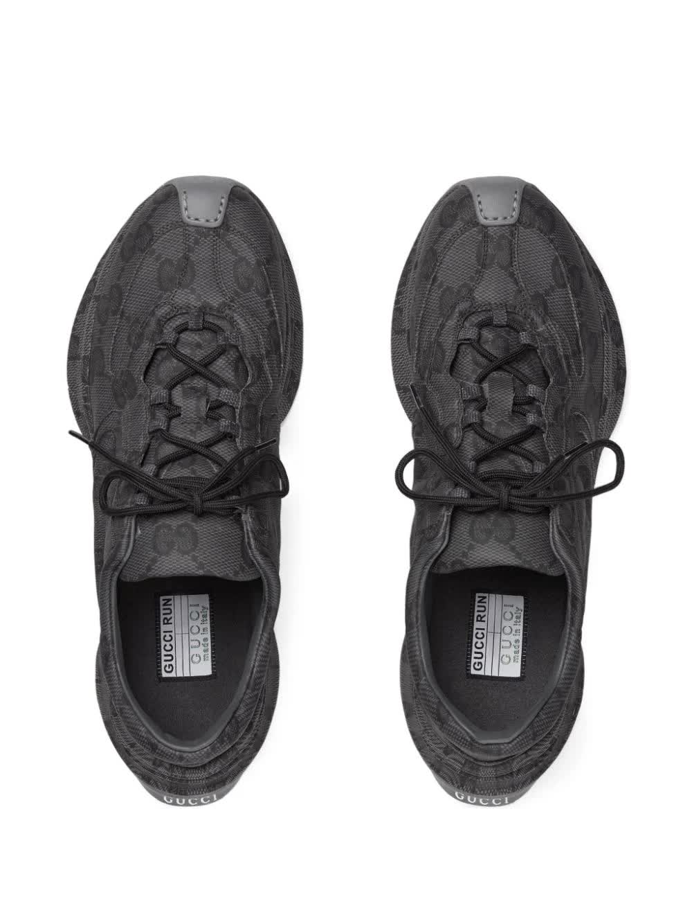 Gucci, Run GG-Motif Leather Sneakers