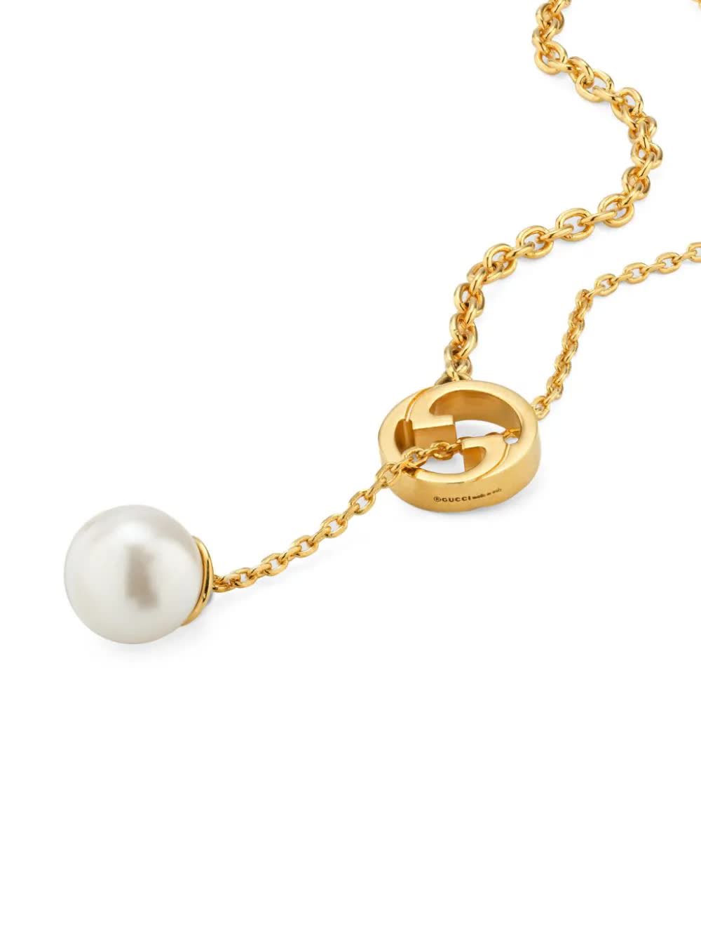 Gucci, Blondie Pearl-Drop Necklace