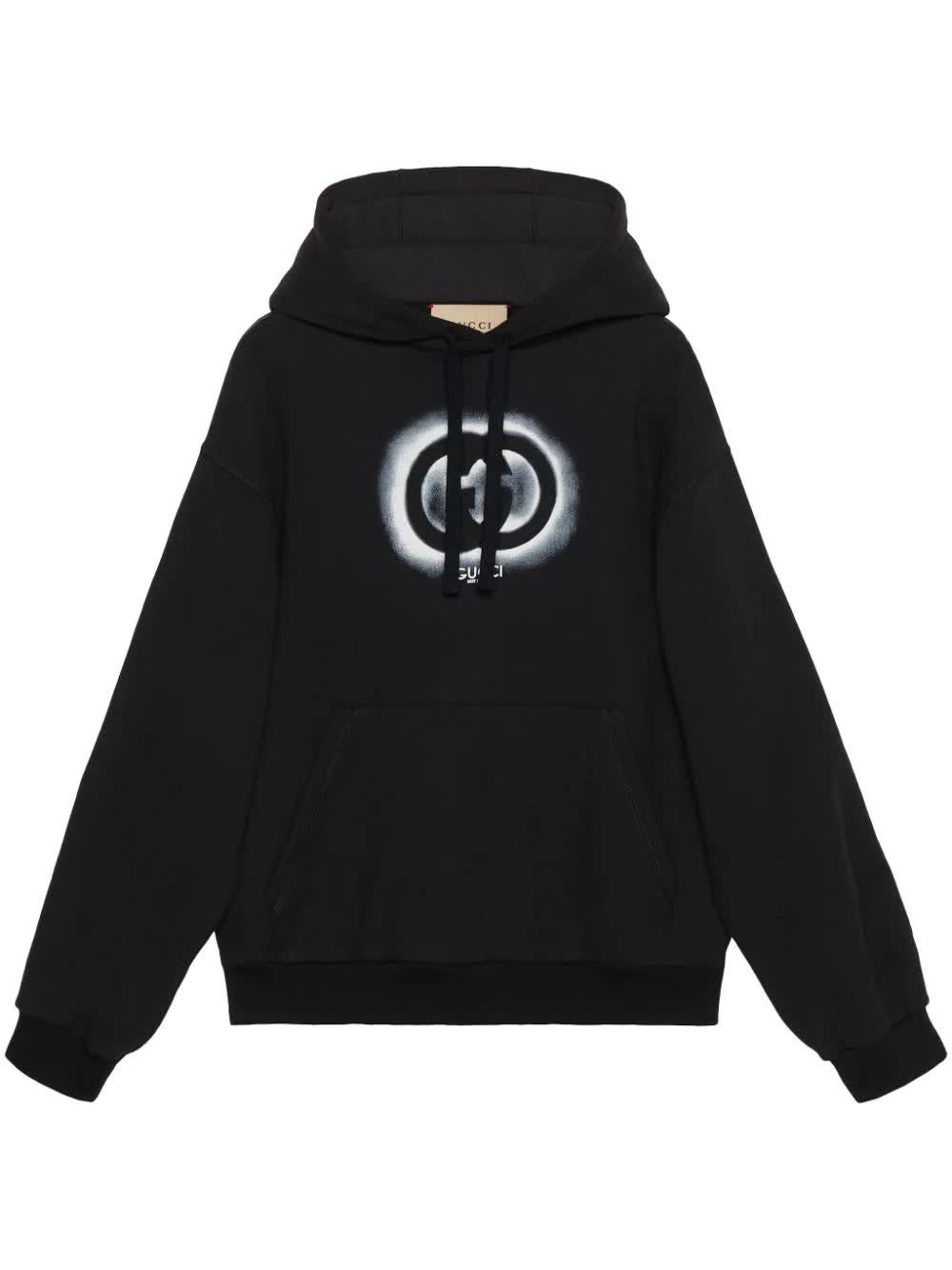 Gucci, Logo-Printed Cotton Hoodie