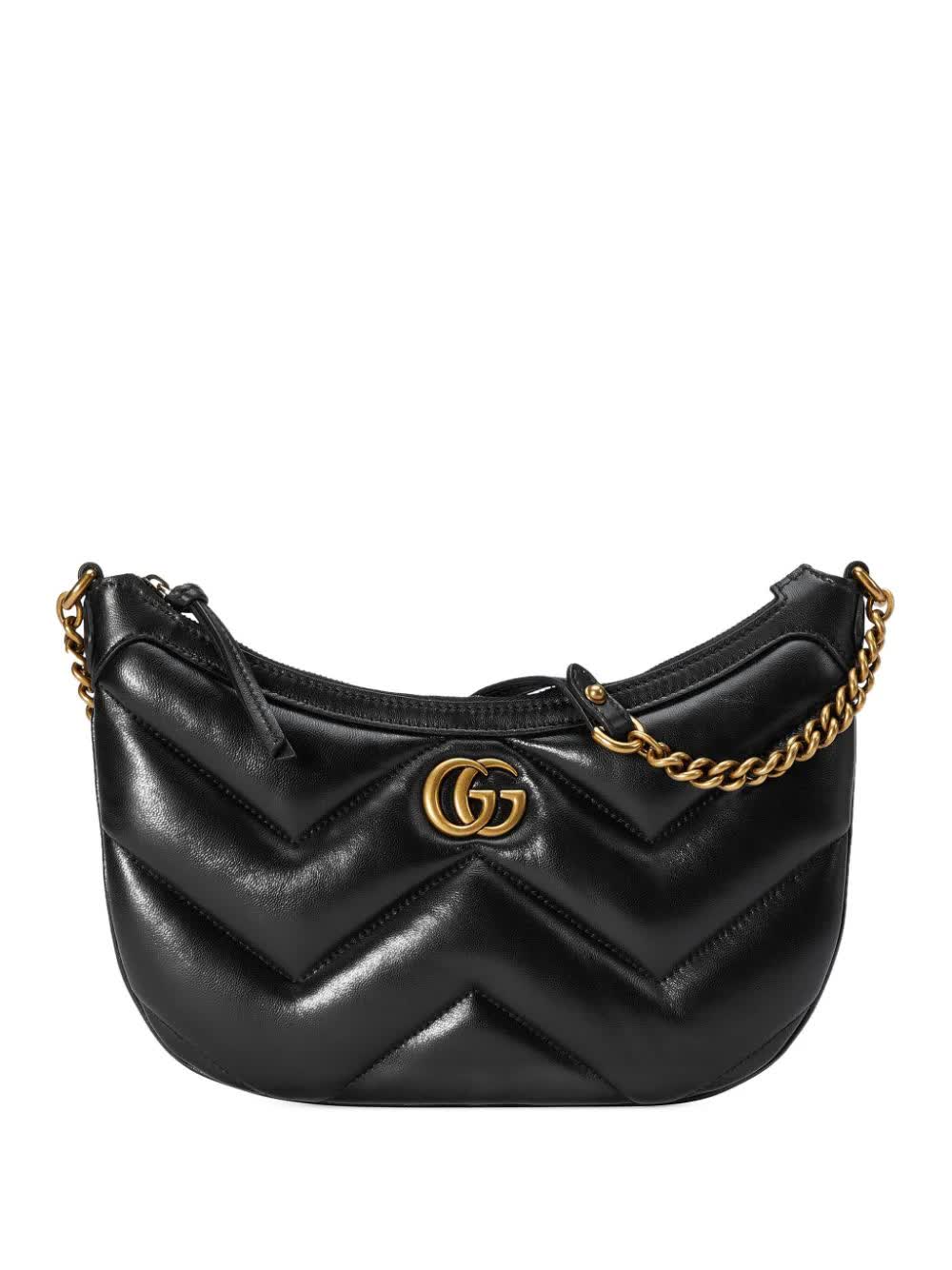 Gucci, Small Marmont Leather Shoulder Bag