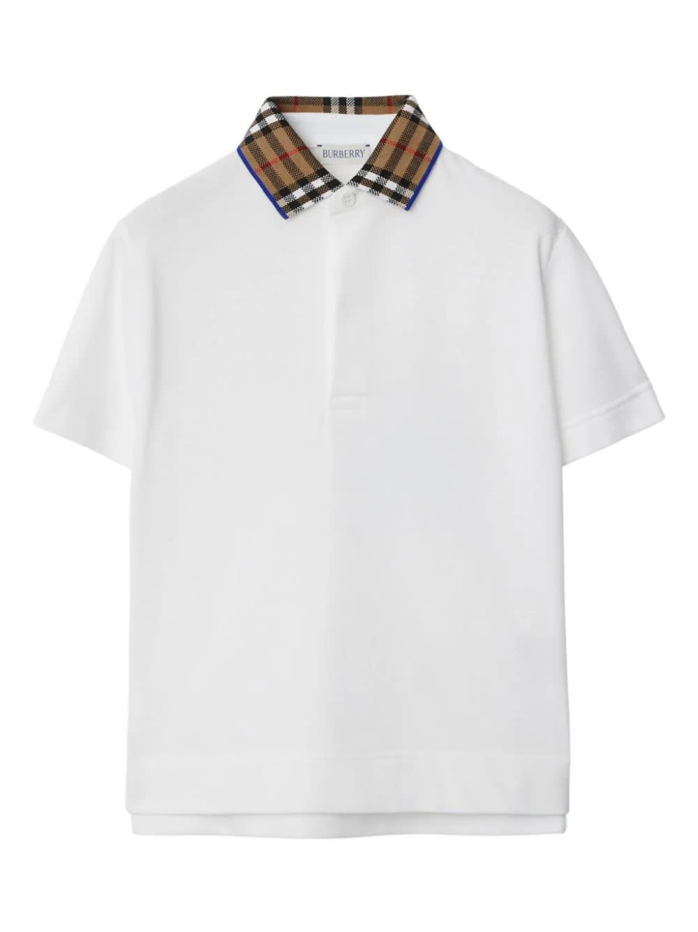 BURBERRY, Pure Cotton Collar Kids Shirt