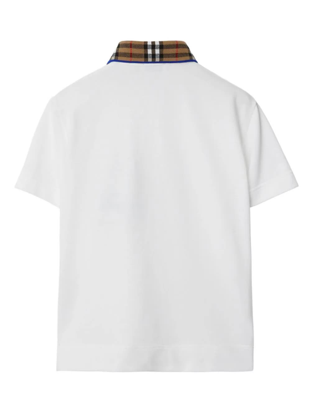 BURBERRY, Pure Cotton Collar Kids Shirt