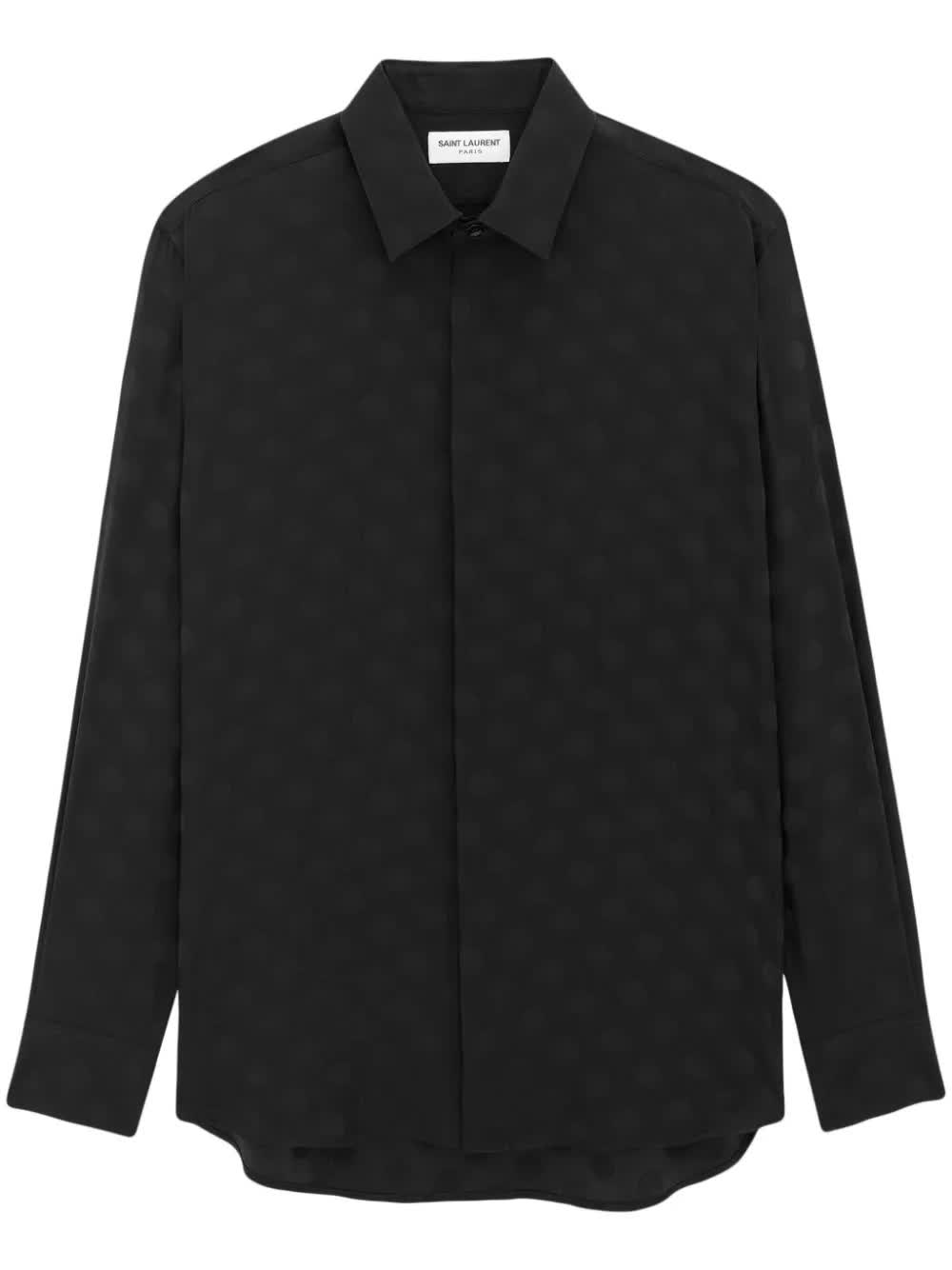 Saint Laurent, Polka-Dot Silk Shirt