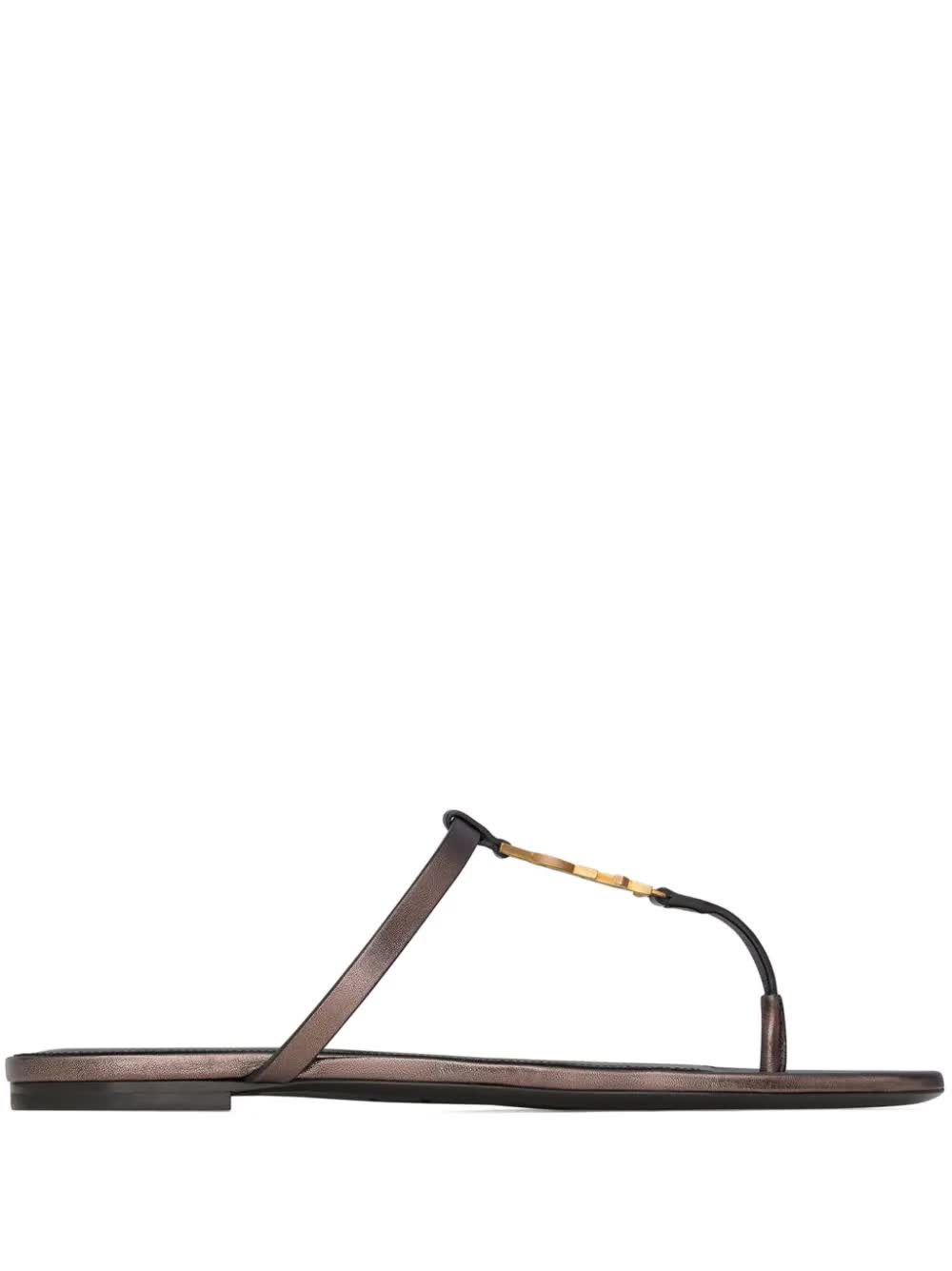 Saint Laurent, Cassandra Leather Sandals