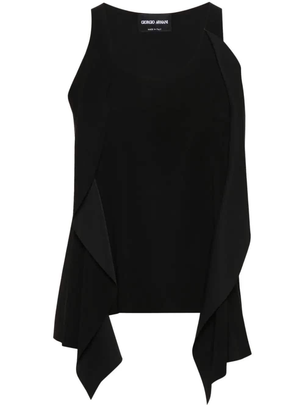 Giorgio Armani, Fabric Front Ruffles Top