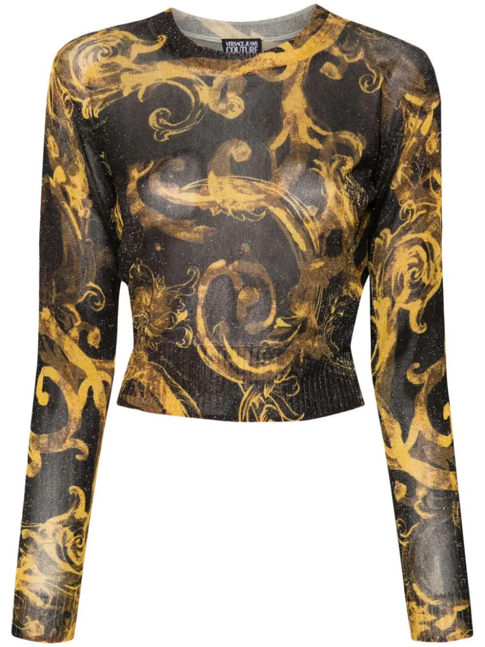 Versace Jeans Couture, Watercolor Couture Knit Sweater