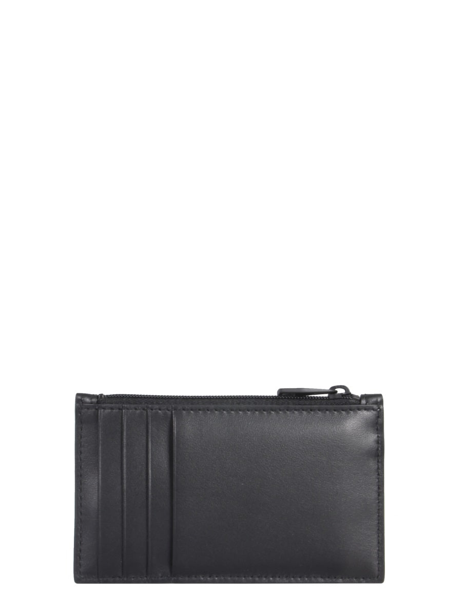 Alexander Mcqueen, Logo Detail Leather Card Holder