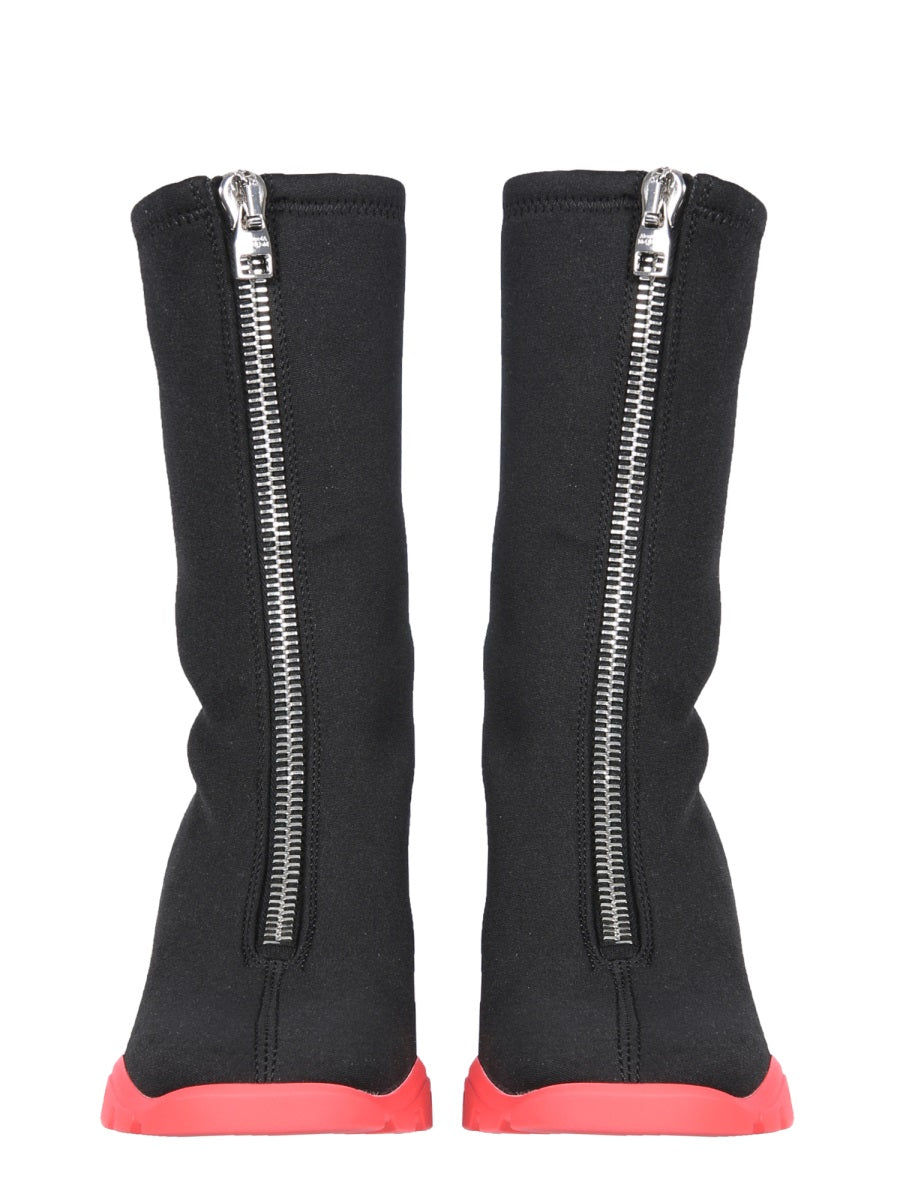 Alexander McQueen, Slim Tread Elasticated Neoprene Boots