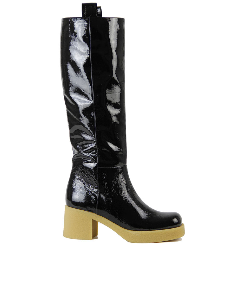 Miu Miu, Block-Heel Leather Boots