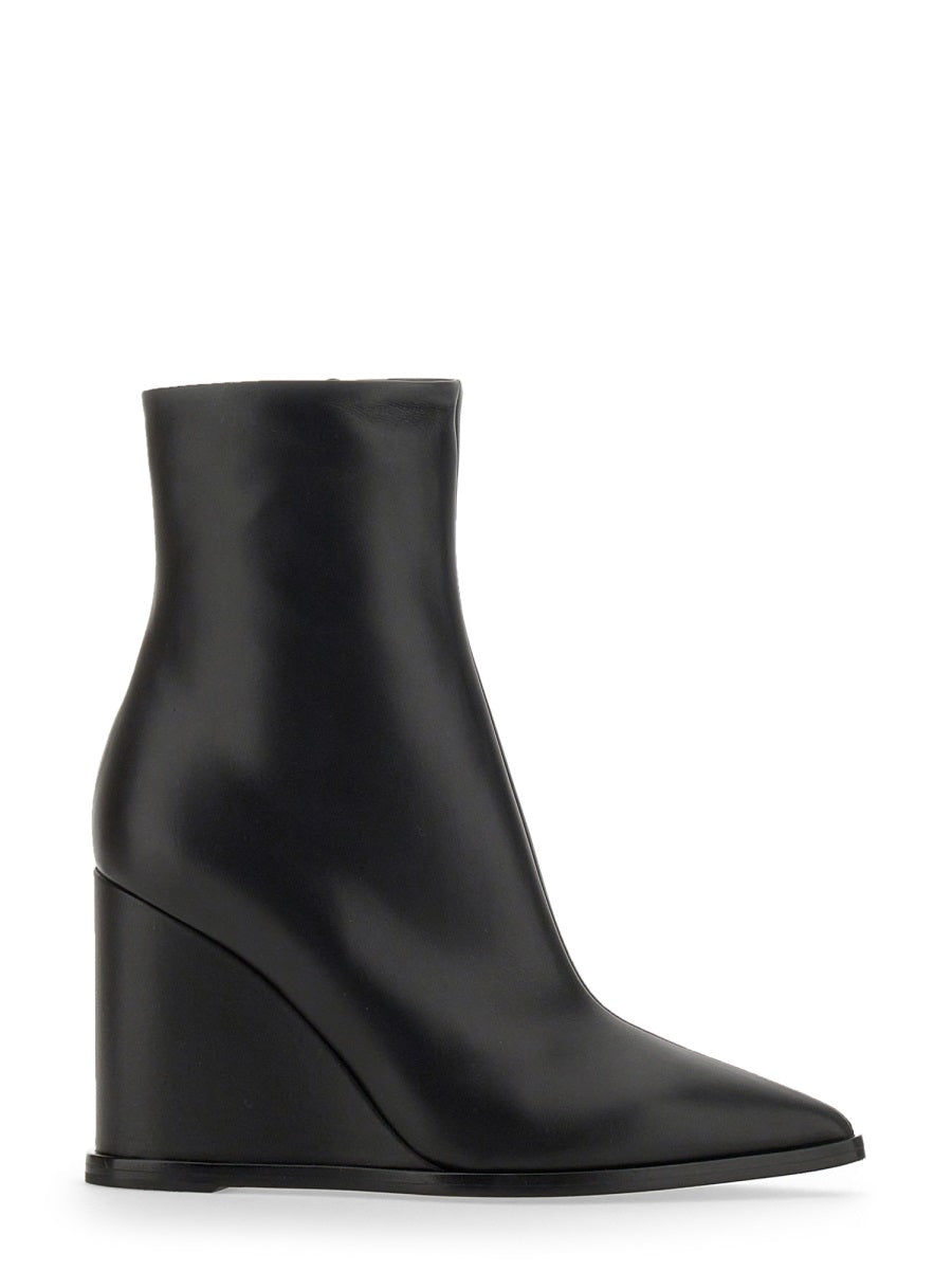 Gianvito Rossi, Leather Wedge Boot