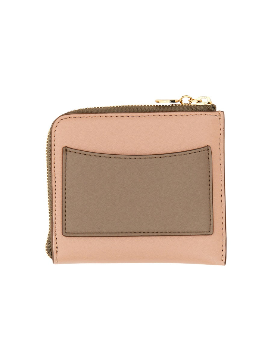 Stella McCartney, Mini Stella Logo Zip-Around Wallet